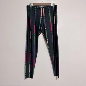 ModCloth Abstract Dash Print Plus Size Leggings